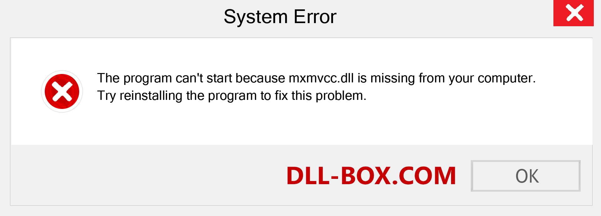  mxmvcc.dll file is missing?. Download for Windows 7, 8, 10 - Fix  mxmvcc dll Missing Error on Windows, photos, images